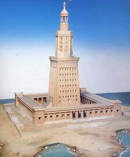 Lighthouse Of Alexandria 7 Wonders Of The World Crystalinks