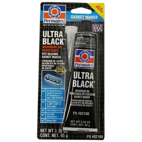 Permatex Ultra Black Rtv Silicone 82180 Free Shipping On Most Orders