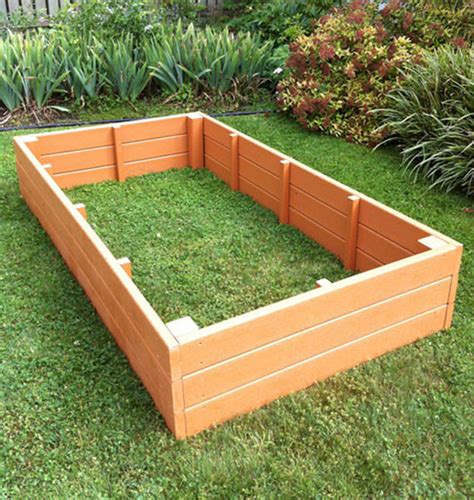 Recycled Plastic Raised Garden Bed 3 X 8 X 11