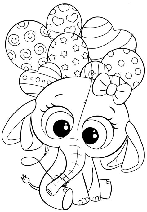Coloring Cute Page Coloring Page Book Free Download