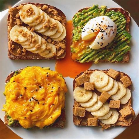 Healthy Breakfast Toast Ideas