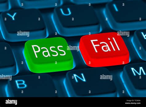 Pass Or Fail Buttons Hi Res Stock Photography And Images Alamy