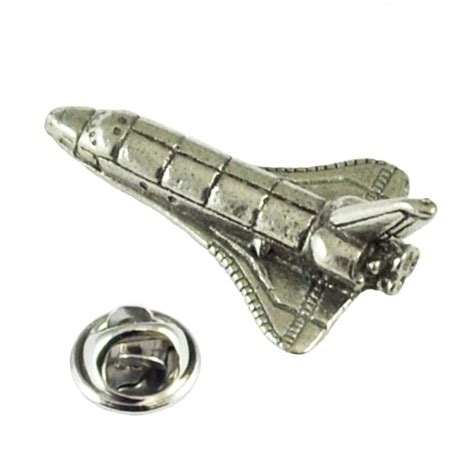 Space Shuttle Pewter Lapel Pin Badge From Ties Planet Uk