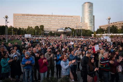 Anti Government Protests Around Slovakia