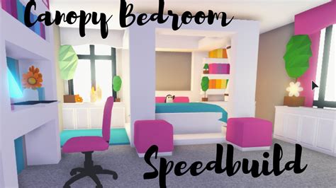 The cobra premium pet is out in adopt me!! Canopy Bed with CUSTOM Blanket Bedroom Speedbuild Roblox ...