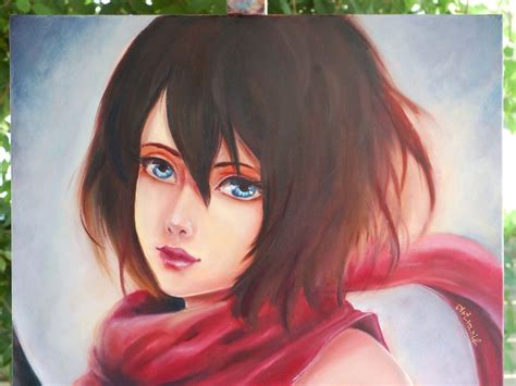 Custom Anime Oil Painting Your Favorite Character Beautiful Etsy