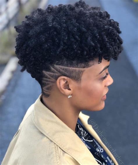 75 most inspiring natural hairstyles for short hair natural hair styles shaved side