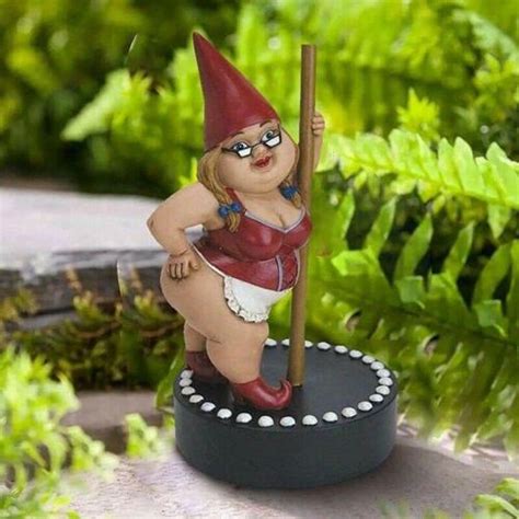 Sexy Girl Garden Gnome Figurine Funny Pole Dancing Gnome Statue Yard Decor Ebay