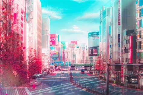 Anime Aesthetic Landscape Wallpapers Wallpaper Cave 6a3