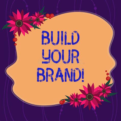 Handwriting Text Writing Build Your Brand Concept Meaning Company