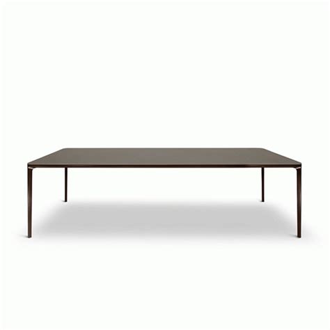 Console tables with glass top also don't contrast with whatever is placed on top of them. Slim Rectangular Glass Coffee Table - By glassdomain.co.uk