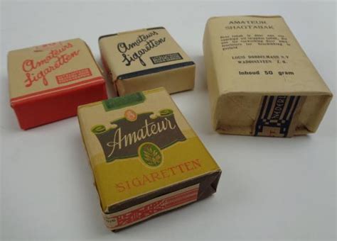 Imcs Militaria 3 Dutch Packages Cigarettes And One Tabacco