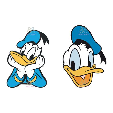 Donald Duck Head Svg Disney Svg Donald Duck Svg Disney Do Inspire