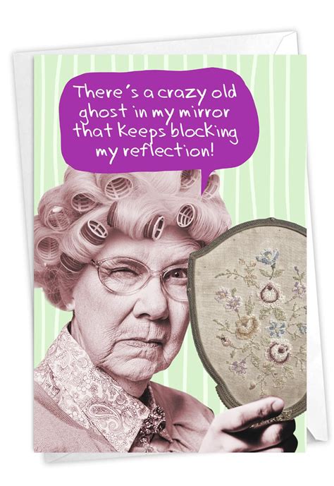 Buy Nobleworks 1 Hilarious Happy Birthday Card Funny Old Woman