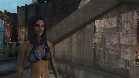 Havok Physics Enabled Cbbe Mina Cloth With Breast Physics At Fallout 4