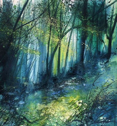 Pete Gilbert New Forest Artist Gallery Abstract Landscape Forest