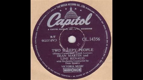 Line renaud was born on july 2, 1928 in nieppe, nord, france as jacqueline ente. Line Renaud et Dean Martin " Two sleepy people " 1955 Chords - Chordify