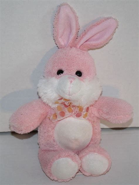 Best Made Toys Bunny Rabbit Pink White Plush Easter Stuffed Animal 10