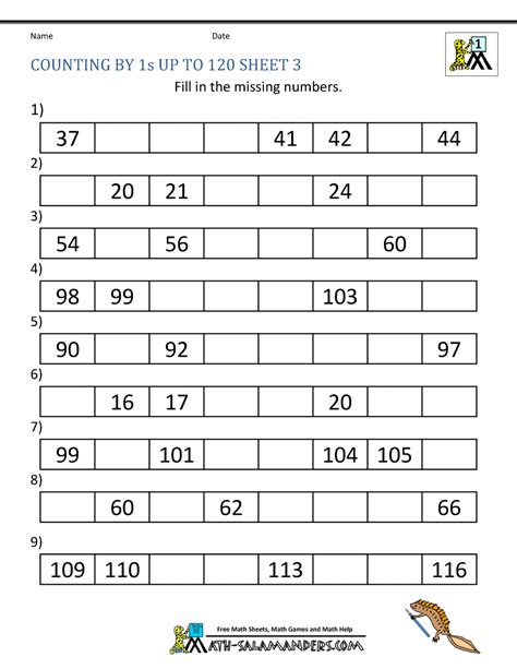Free Math Sheets For First Graders Image Of Worksheet