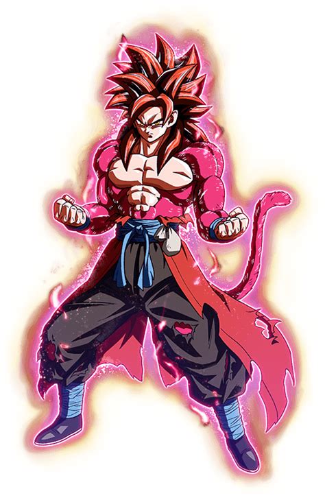 Limit Breaker Super Saiyan 4 Xeno Goku Render By Princeofdbzgames On