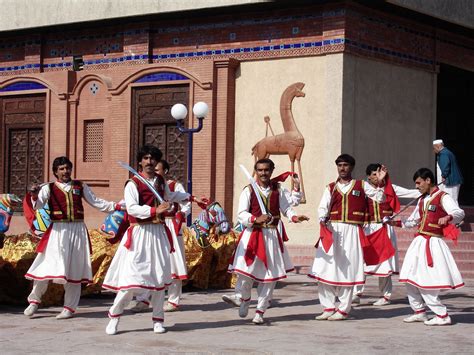 Pashto Traditional Dance Attan And Cultural Pashtoons Clothes And