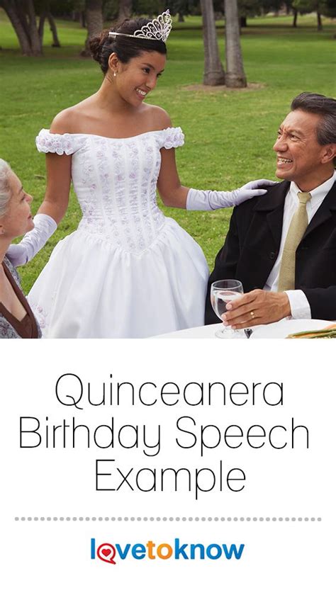 Quinceanera Birthday Speech Example Lovetoknow Quinceanera Best