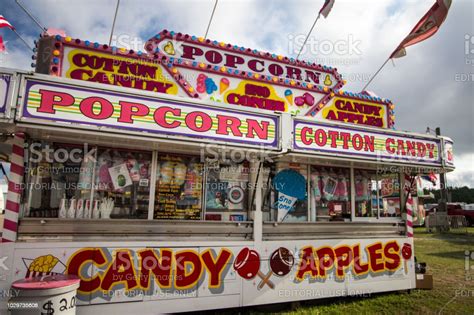 County Fair Carnival Concessions Stand Stock Photo Download Image Now