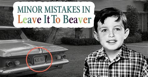 8 Minor Mistakes And Tiny Errors Made In Leave It To Beaver