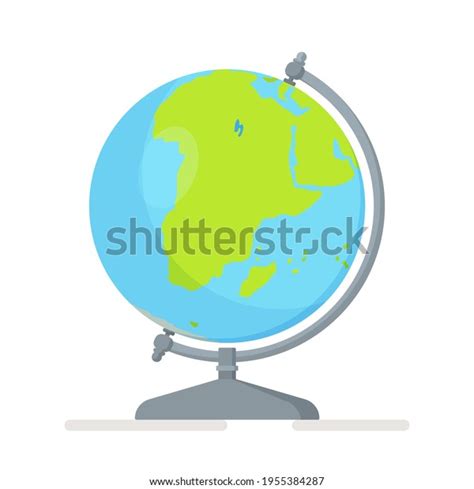 Vector Illustration Isolated Globe On White Stock Vector Royalty Free