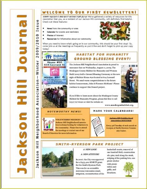 Neighborhood Newsletter Template Template Resume Examples O Y Papvbn