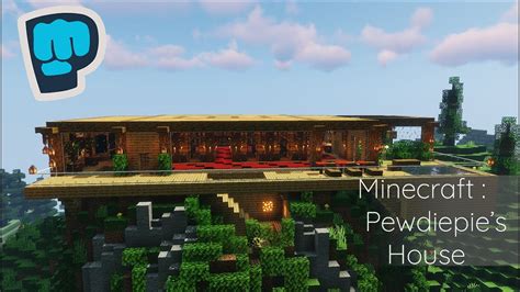 Minecraft How To Build Pewdiepies Hardcore House Youtube