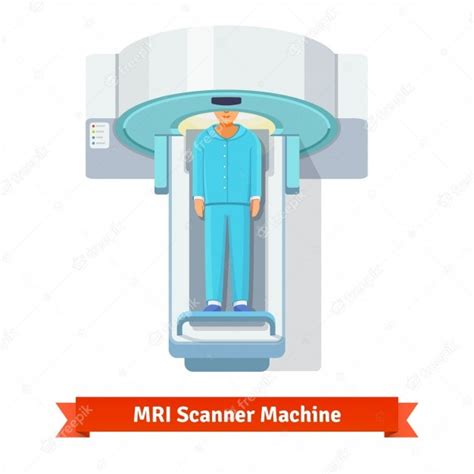 Mri Magnetic Resonance Imaging Scanning Patient Vector Free Download