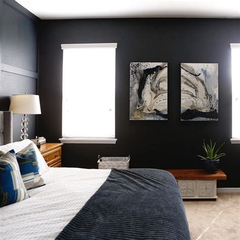 Benjamin Moore Soot Black Paint Bedroom Walls Interiors By Color