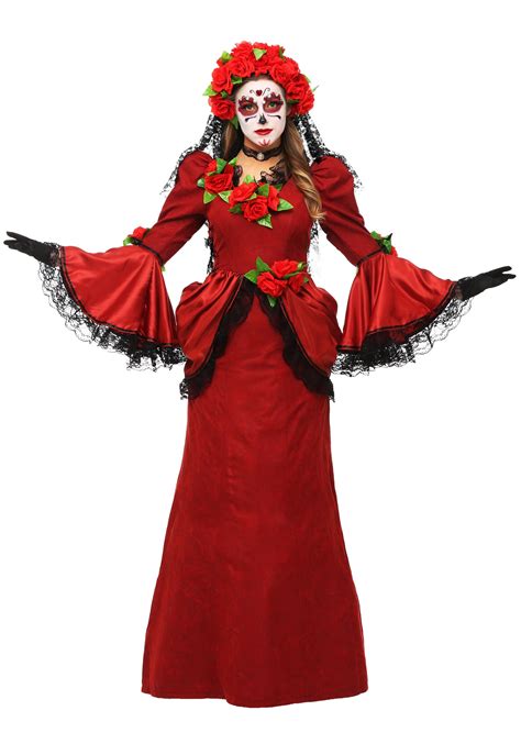 Kostüme And Verkleidungen Kleidung And Accessoires Womens Day Of The Dead Fancy Dress Costume Outfit