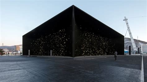 The Worlds Blackest Black Makes Its Debuton A Building