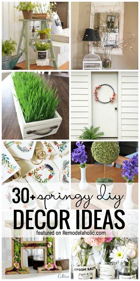 Dress Your Home Up For Spring With These 30 Springy Diy Decor Ideas