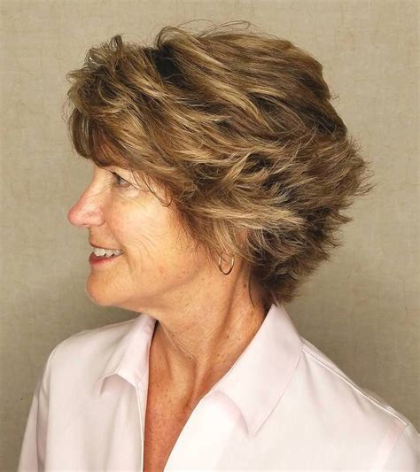 A long messy bob is easy to style and manipulate. 90 Classy and Simple Short Hairstyles for Women over 50 ...