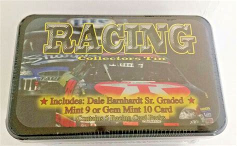 New Never Opened Racing Collectors Tin Dale Earnhardt Sr 5 Racing Card