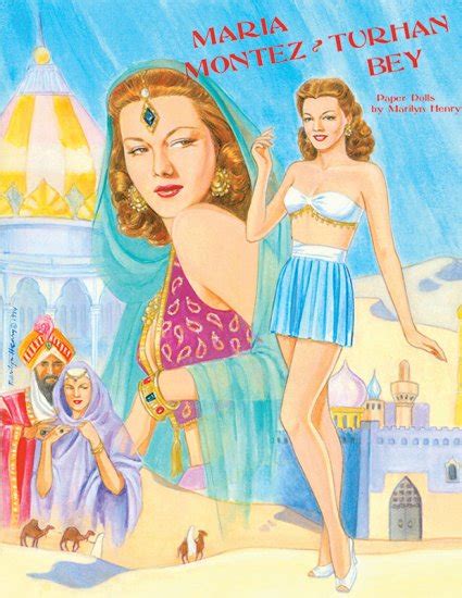 Maria Montez And Turhan Bey By Marilyn Henry [special Collector S Edition] Paper Dolls Of