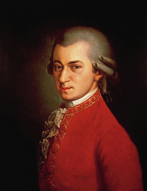 Portrait Of Wolfgang Amadeus Mozart Painting By Barbara Krafft