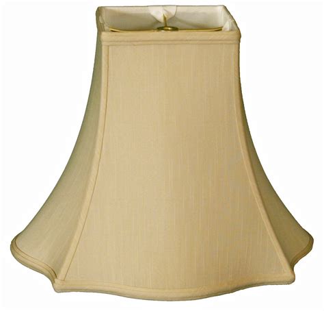 Royal Designs Fancy Square Bell Lamp Shade Beige 7 X 16 X 1275
