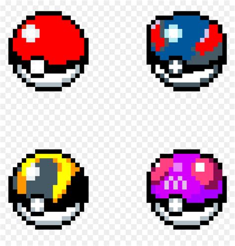 We hope that you will like our map minecraft. Pokeballs In Catching Rate Order Gen - Pixel Art Pokemon ...