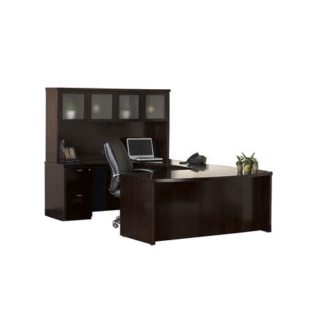 Mayline Mira Series U Shape Executive Desk With Hutch And Reviews Wayfair