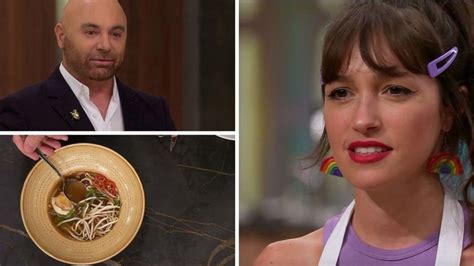 masterchef celebrity cande vetrano tuvo una terrible confusión y germán martitegui la destrozó