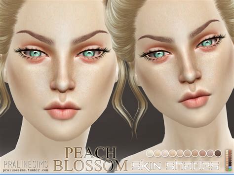 Ps Beach Blossom Skin Shades By Pralinesims At Tsr Sims 4 Updates