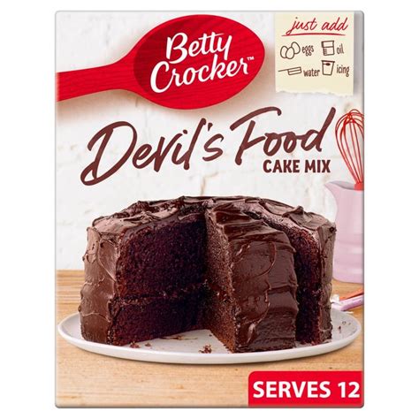 The best betty crocker cake mix in microwave recipes on yummly | quick microwave cupcakes, pumpkin dessert, chocolate mint roll cake. Morrisons: Betty Crocker Devil's Food Chocolate Cake Mix 425g(Product Information)