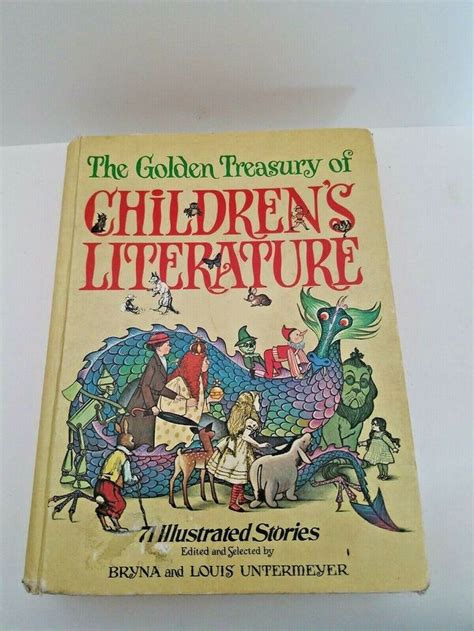 Vintage The Golden Treasury Of Childrens Literature Large Book 1966