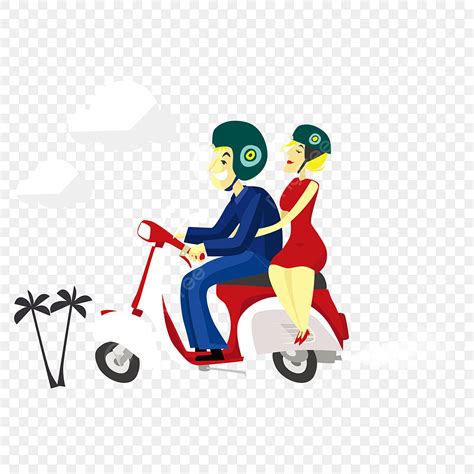 Couple On Motorcycle Clipart Transparent Png Hd Motorcycle Couple