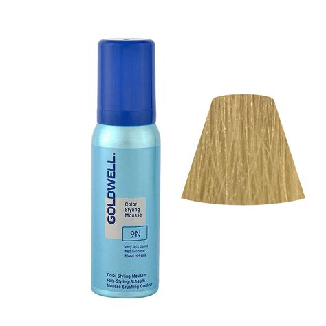 9n Very Light Blonde Goldwell Color Styling Mousse 75ml Hair Gallery