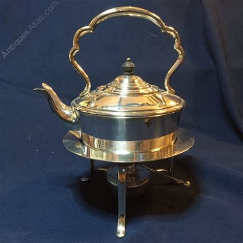 Antiques Atlas Silver Plated Spirit Kettle